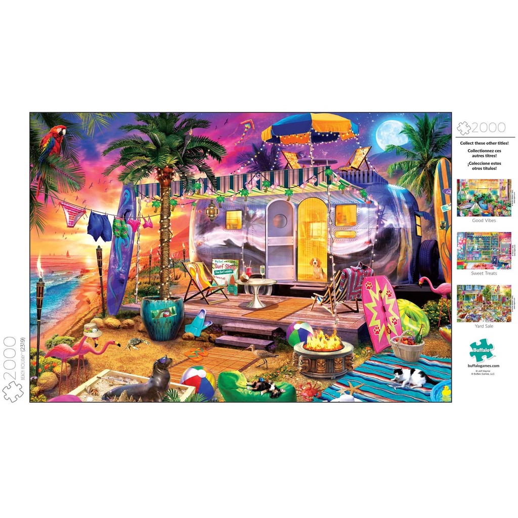 Tranh ghép xếp hình 2000 mảnh - Jigsaw puzzle pcs