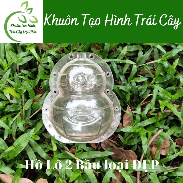 (Dày 4,5 li, in chữ Tài Lộc)Khuôn Hồ Lô 2 Bầu (1-1,4kg), Khuôn Bưởi loại đẹp, Tạo Hình Trái Cây Dưa Hấu, Đào Tiên