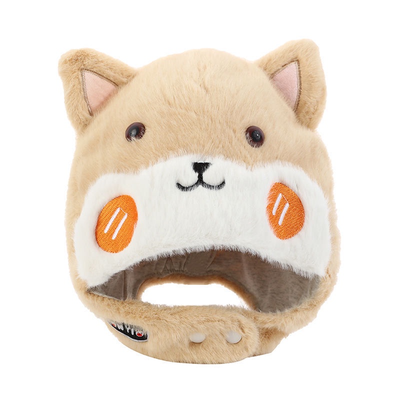 Mũ trùm đầu AMILA dệt thiết kế tai gấu đáng yêu giữ ấm dành cho bé gái