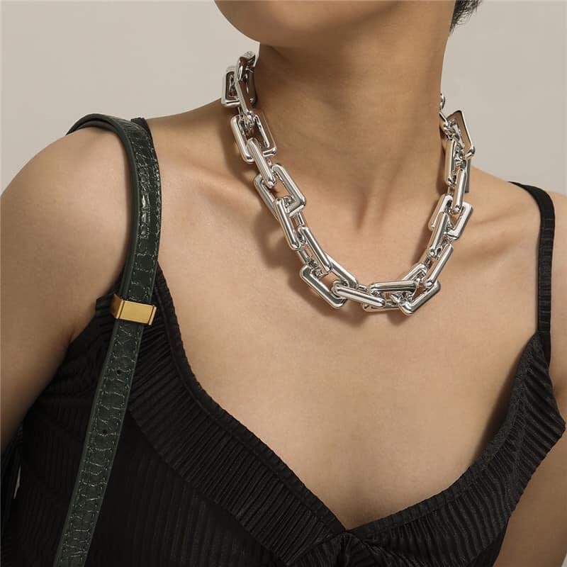 Vòng cổ - chocker xích ( hàng xi đẹp )