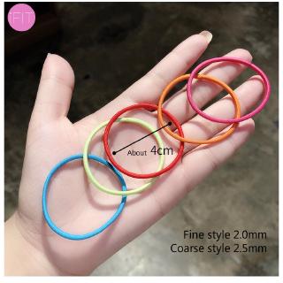 Set 100 Dây Cột Tóc iFIT Co Giãn Nhiều Màu Sắc