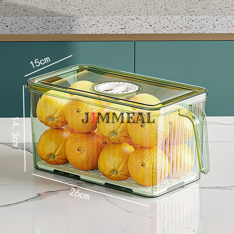 Hộp Nhựa Đựng Thực Phẩm Tủ Lạnh Có Tay Cầm Tiện Lợi Đa Năng Hộp Chưa Thực Phẩm