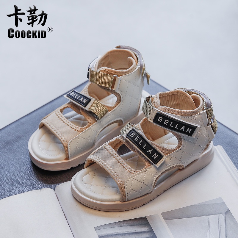 Giày sandal có quai sau cổ cao cho bé trai hàng QC