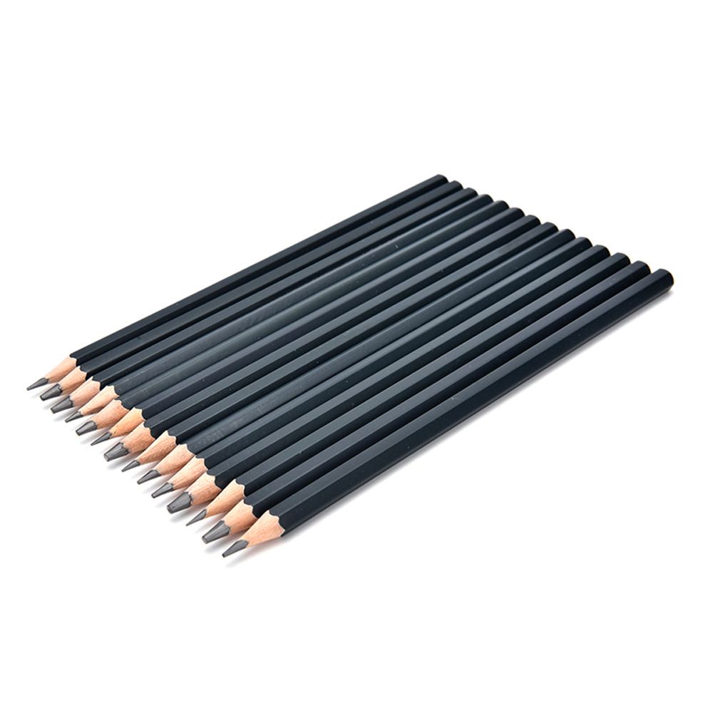 Set 14 Bút Chì Gỗ Màu Đen 4b 5b 6b 10b 12b 1b Hb 2b 6h 4h 2b 3h 2b Chất Lượng Cao