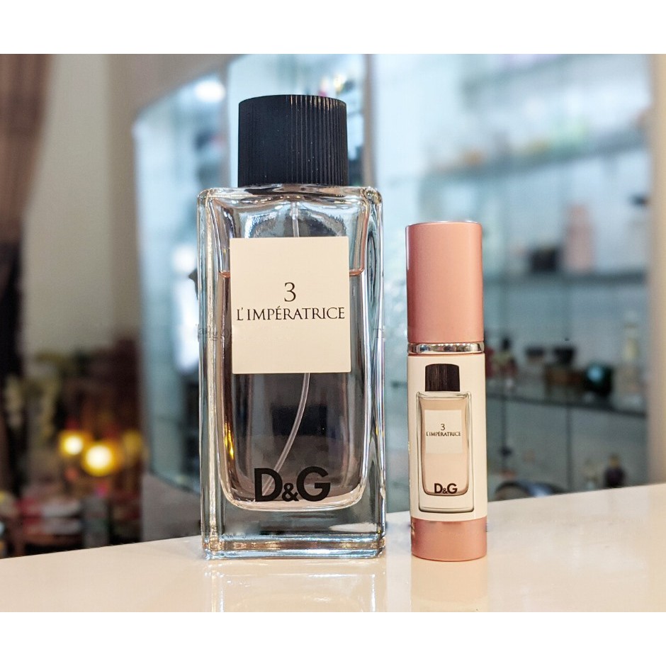 [𝘊𝘩𝘪́𝘯𝘩 𝘏𝘢̃𝘯𝘨] Nước Hoa Nữ 𝘿𝙂 3 𝙇'𝙞𝙢𝙥𝙚𝙧𝙖𝙩𝙧𝙞𝙘𝙚_Hương Thơm Đánh Bay Mùa Hè Oi Bức | BigBuy360 - bigbuy360.vn