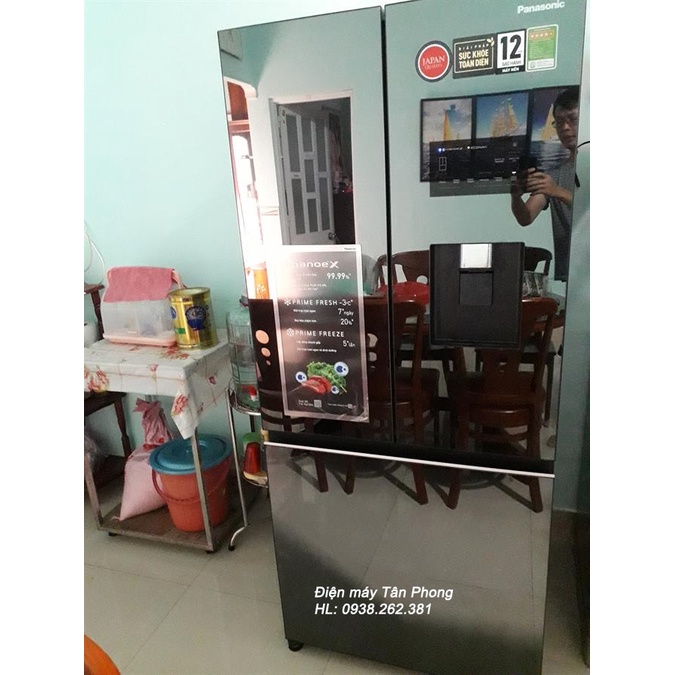 Tủ lạnh Panasonic Inverter NR-CW530XMMV 495 lít