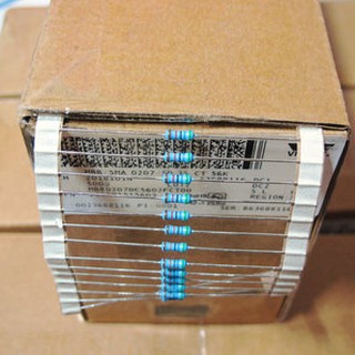 Điện trở vạch màu 56K 1% chân đồng (12 con)