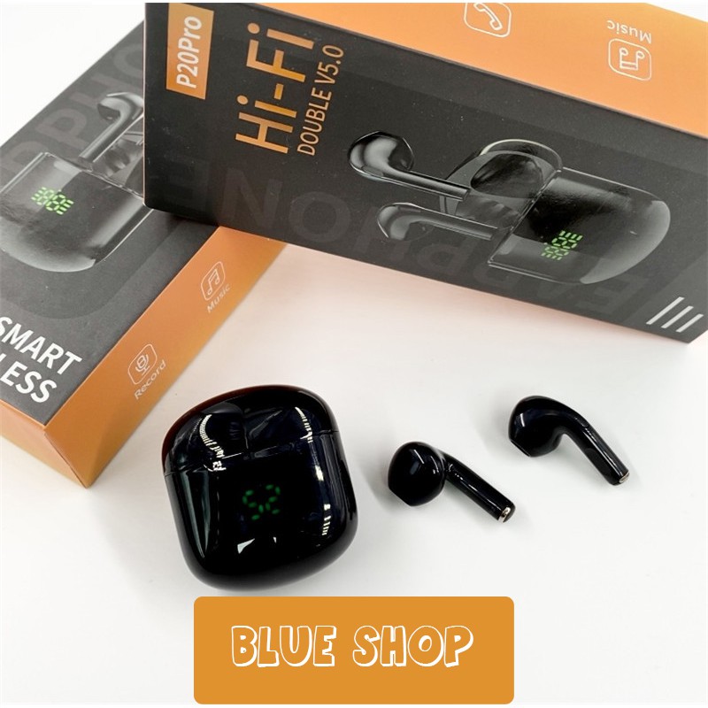 Tai nghe bluetooth P20 PRO nhỏ gọn Led tính tế,tai nghe bluetooth mini P20 pro không dây,Tai nghe không dây