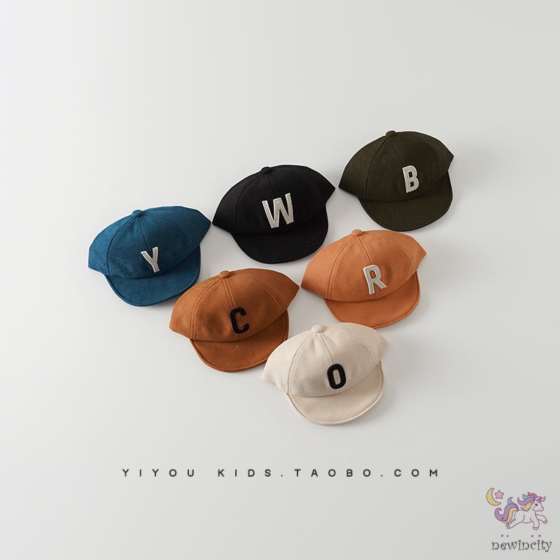 Mũ Lưỡi Trai Chống Nắng In Chữ Phong Cách Hàn Quốc Cá Tính Dành Cho Bé