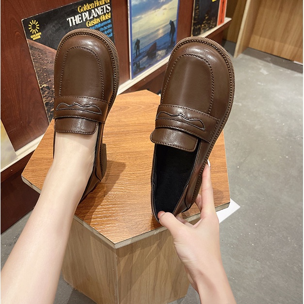 -Giày lười Nhật Bản giày nữ Oxford Japanese high school 2022 N2