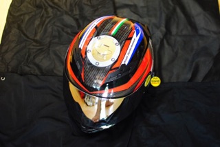 Tem Ducati Đỏ Đen dán Mũ Fullface