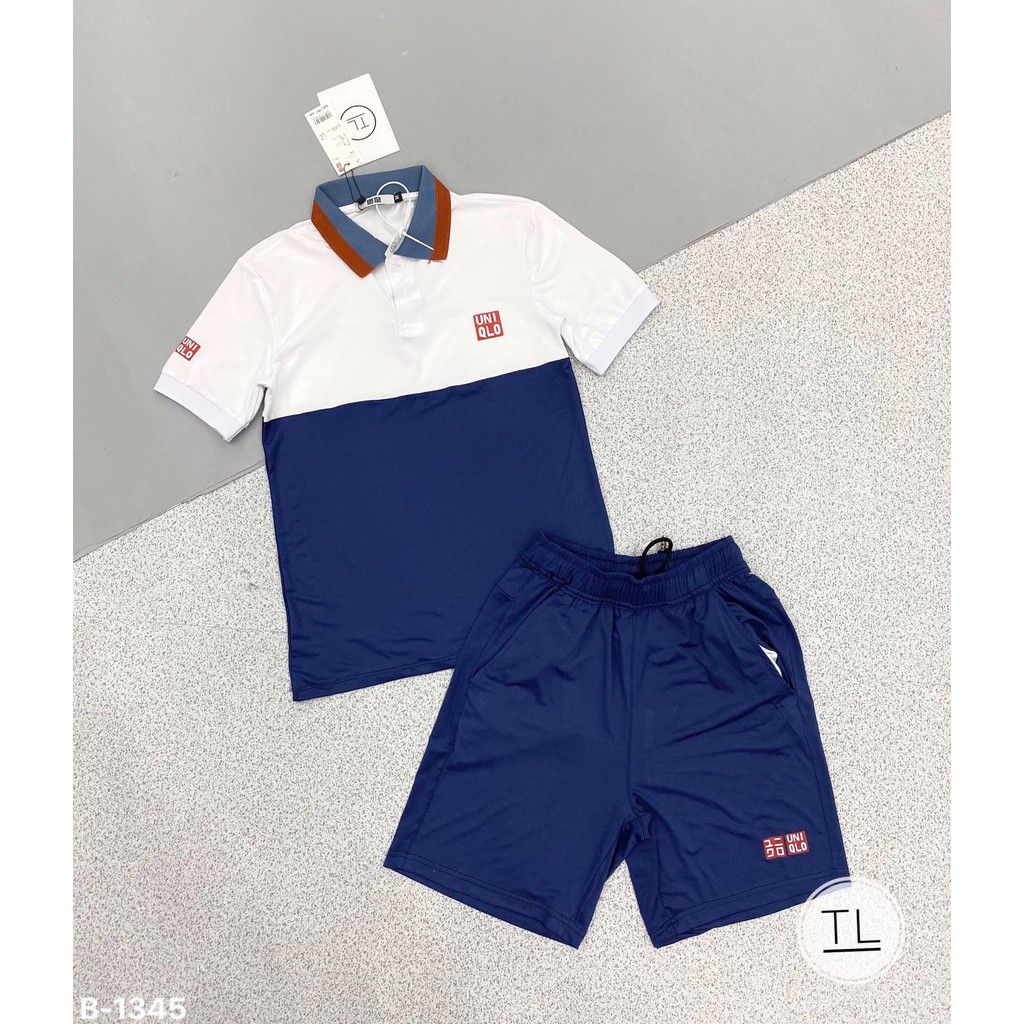 [CAO CẤP ]Bộ Uniqlo Nam Bộ thể Thao Nam Vải Cá Sấu Co Dãn 4 Chiều | BigBuy360 - bigbuy360.vn