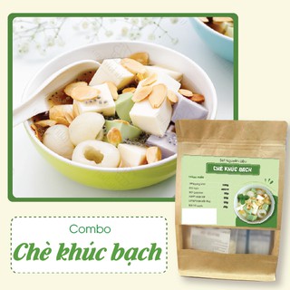 SET NGUYÊN LIỆU CHÈ KHÚC BẠCH SIÊU NGON MÁT LẠNH NGÀY NẮNG NÓNG
