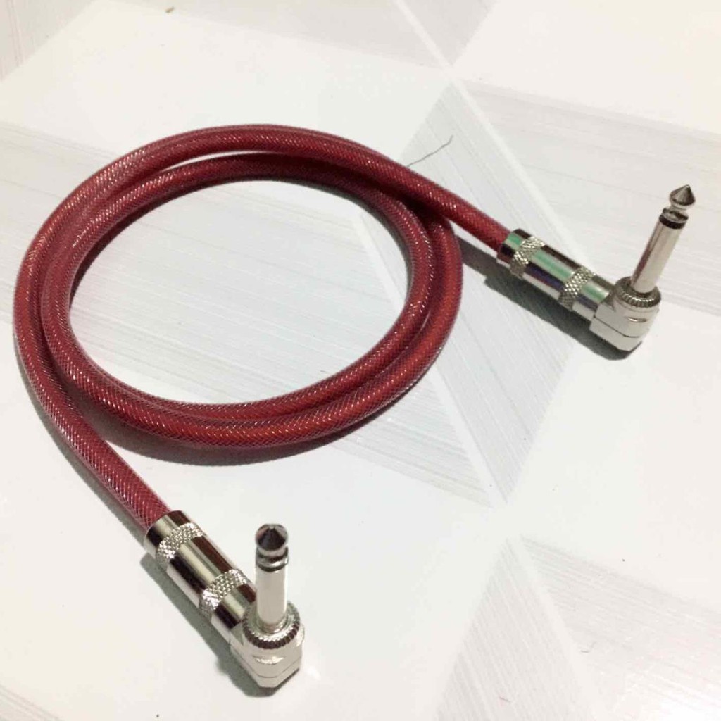 Dây 2 đầu rắc 6 ly cong dây tín hiệu âm thanh Jack 6 ly