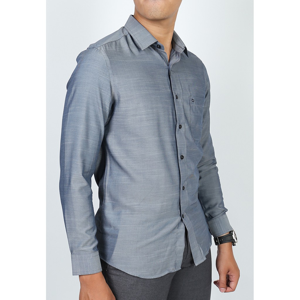 Áo sơmi dài tay Owen chất Bamboo dáng Slimfit màu xám - AS91310DT | BigBuy360 - bigbuy360.vn