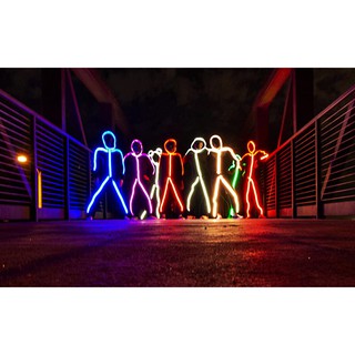 Bộ Đèn Led Stick Man Suit (Chỉ Đèn Không kèm Quần Áo)