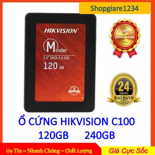 Ổ Cứng SSD HIKVISION 120GB/ 240GB C100 MINDER Sata 3 - HÀNG CHÍNH HÃNG