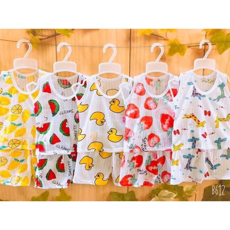 SET 5 BỘ BA LỖ COTTON GIẤY 3-15kg