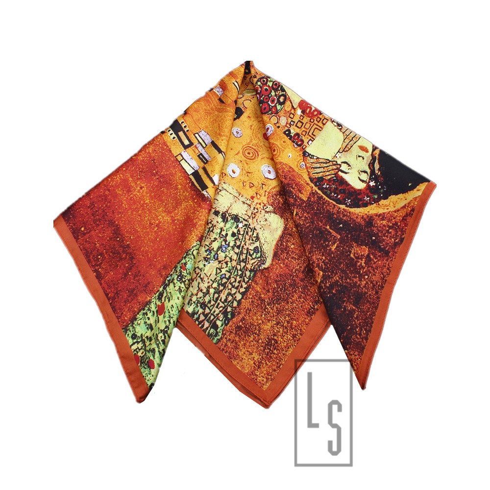 Khăn bandana tranh bích họa cao cấp - Sẵn hàng