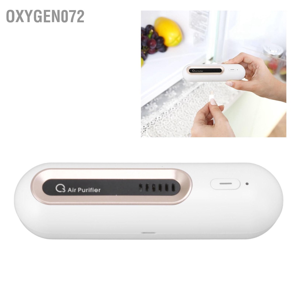 Oxygen072 Máy lọc không khí trong tủ lạnh Giảm mùi hiệu quả Khử trùng Giữ lại sự tươi mát khử với chế độ kép