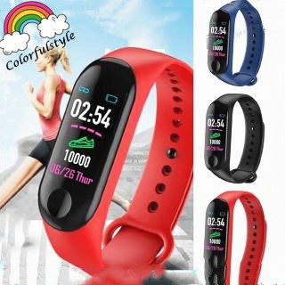 COLO  M3 Band Smart Watch Waterproof Bluetooth Fitness Tracker Wristband Heart Rate Watch Bracele