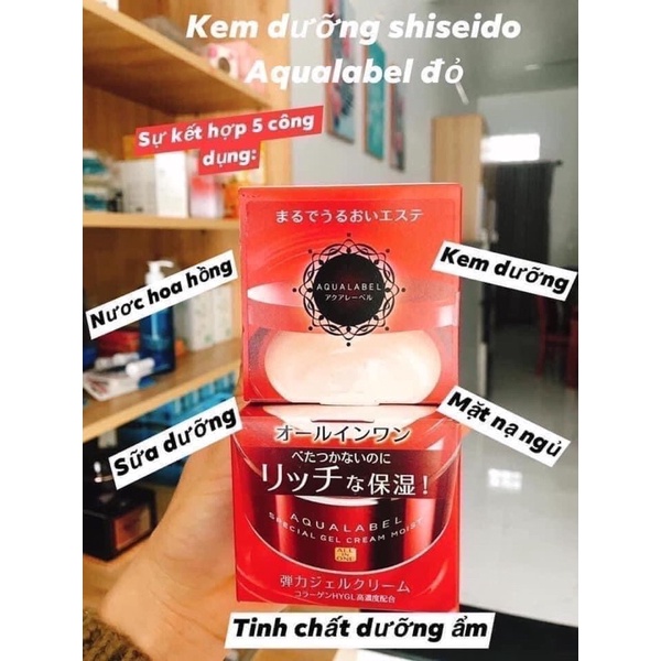 [Hàng _ Nhật]  Kem dưỡng da 5 trong 1 Shiseido Aqualabel Special Gel Cream | BigBuy360 - bigbuy360.vn