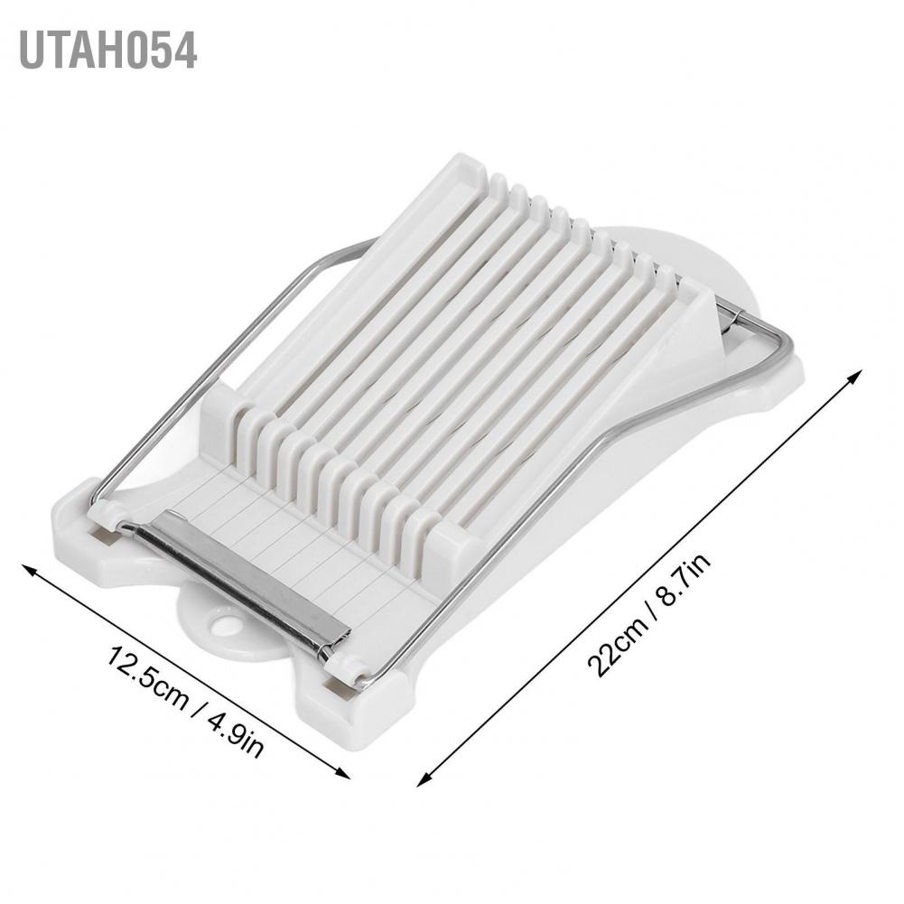 Utah054 Kitchen Luncheon Meat Ham Cutter Boiled Egg Stainless Steel Wire Cutting Tool for Banana Sausage