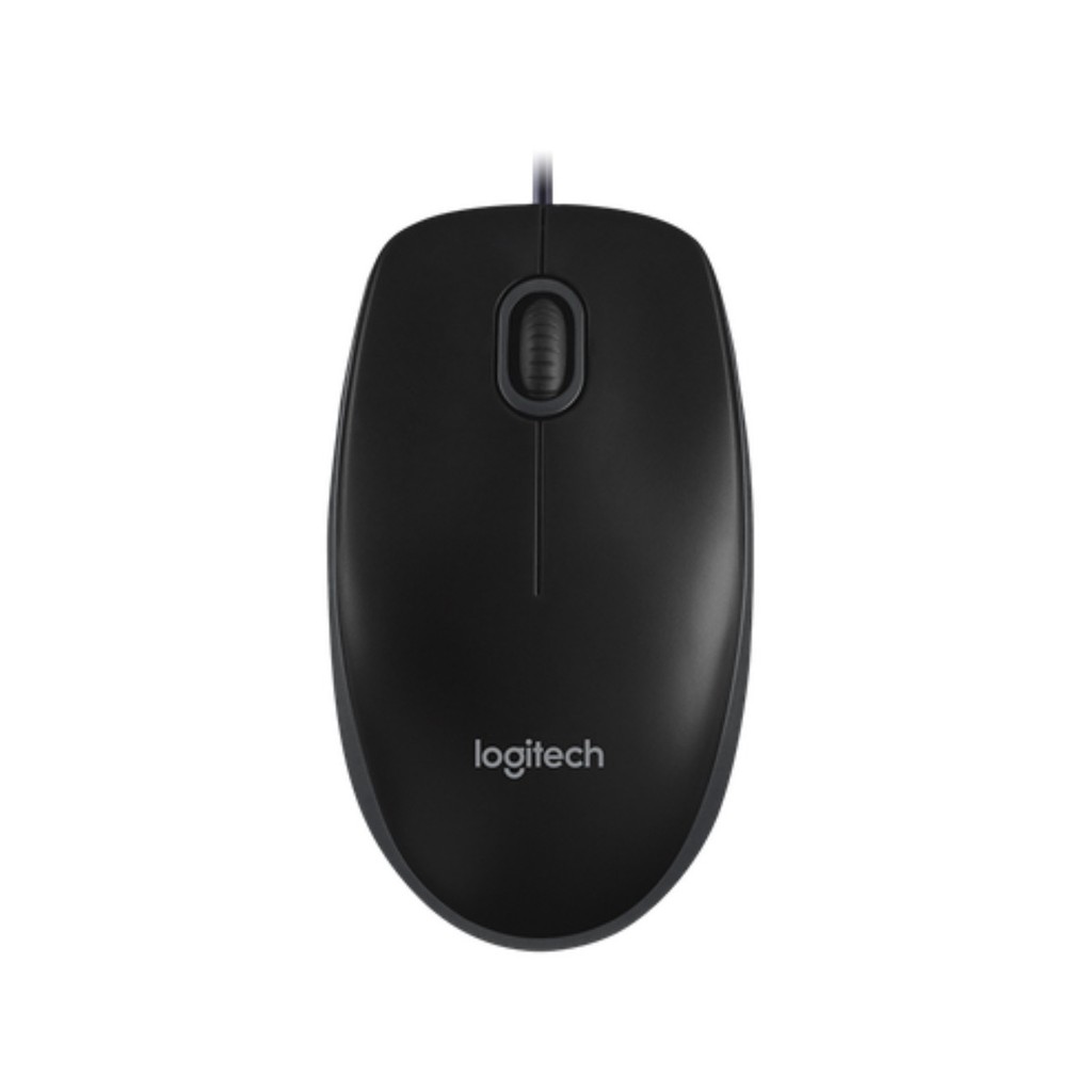 Chuột máy tính Logitech B100 (Đen)- Hàng chính hãng