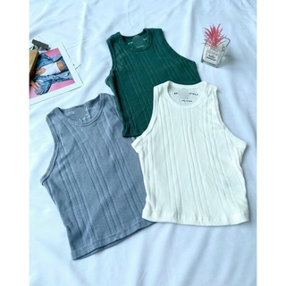 (Ảnh thật tự chụp) Áo croptop ba lỗ
