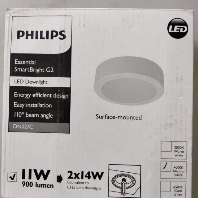 Đèn led gắn trần Philips