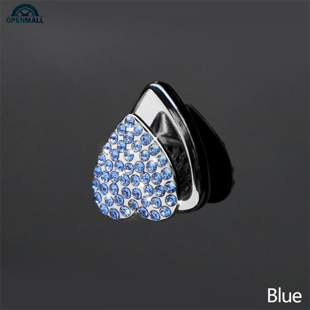 Giá Đỡ Kính Mát Gắn Bên Trong Xe Hơi Đính Đá Hình Trái Tim