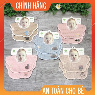 Sét 2 yếm tròn xốp cho bé yêu