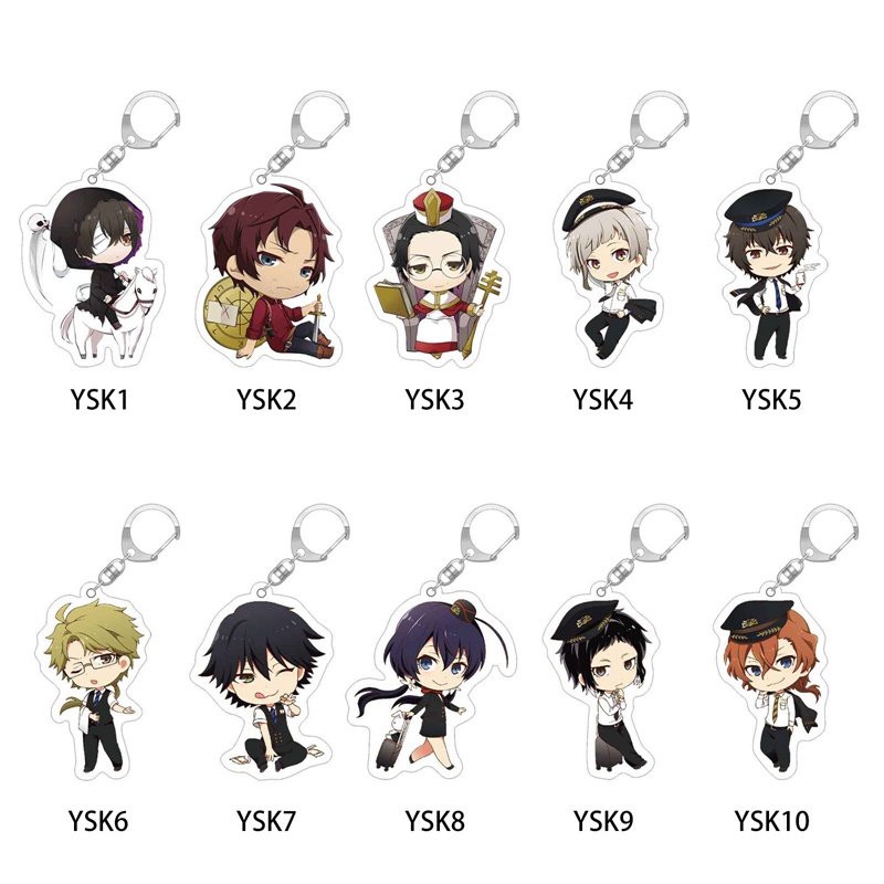 Móc Khóa Hình Chú Chó Bungou Stray Dogs Hoạt Hình Dễ Thương