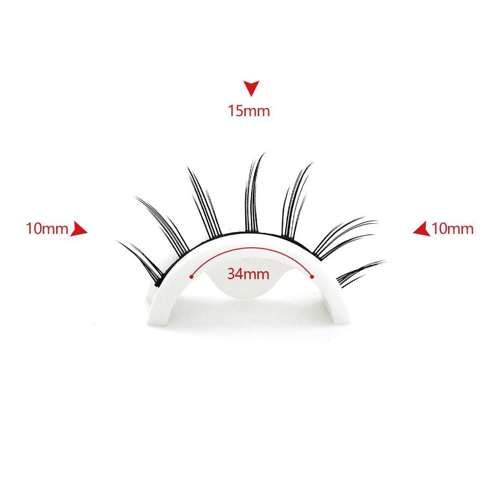 Set 5 Cặp Lông Mi Giả 3D Bằng Lông Chồn Nhân Tạo Ngắn