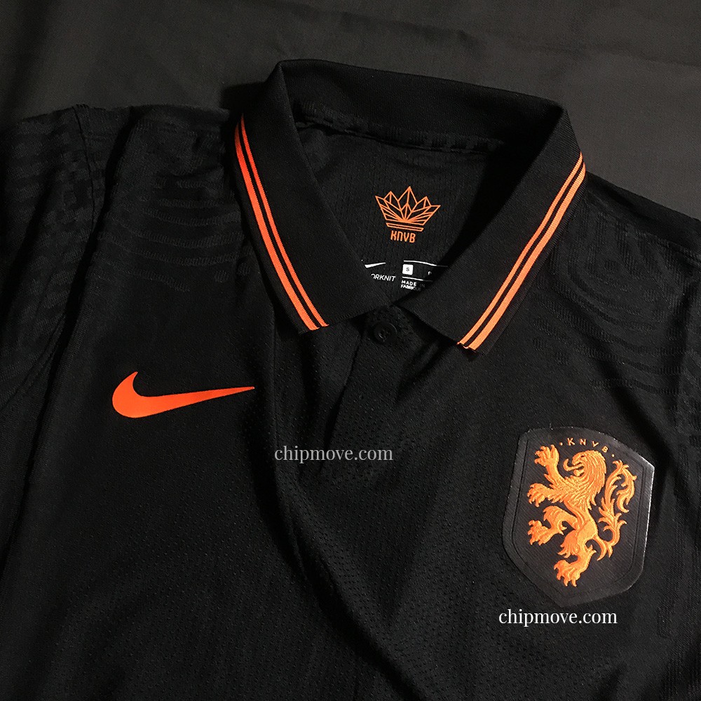 Áo bóng đá Hà Lan đen 2020 sân khách Thái cao cấp
