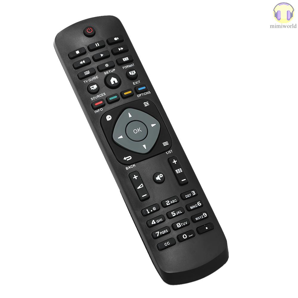 MIWO Universal TV Remote Control Wireless Smart Controller Replacement for PHILIPS LCD TV Smart Digital HDTV Black | BigBuy360 - bigbuy360.vn