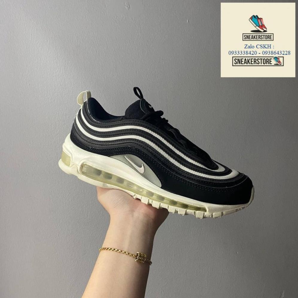 Giày Nike Nike Air Max 97 Black Platinum Nam Nữ Chính Hãng 921733-017