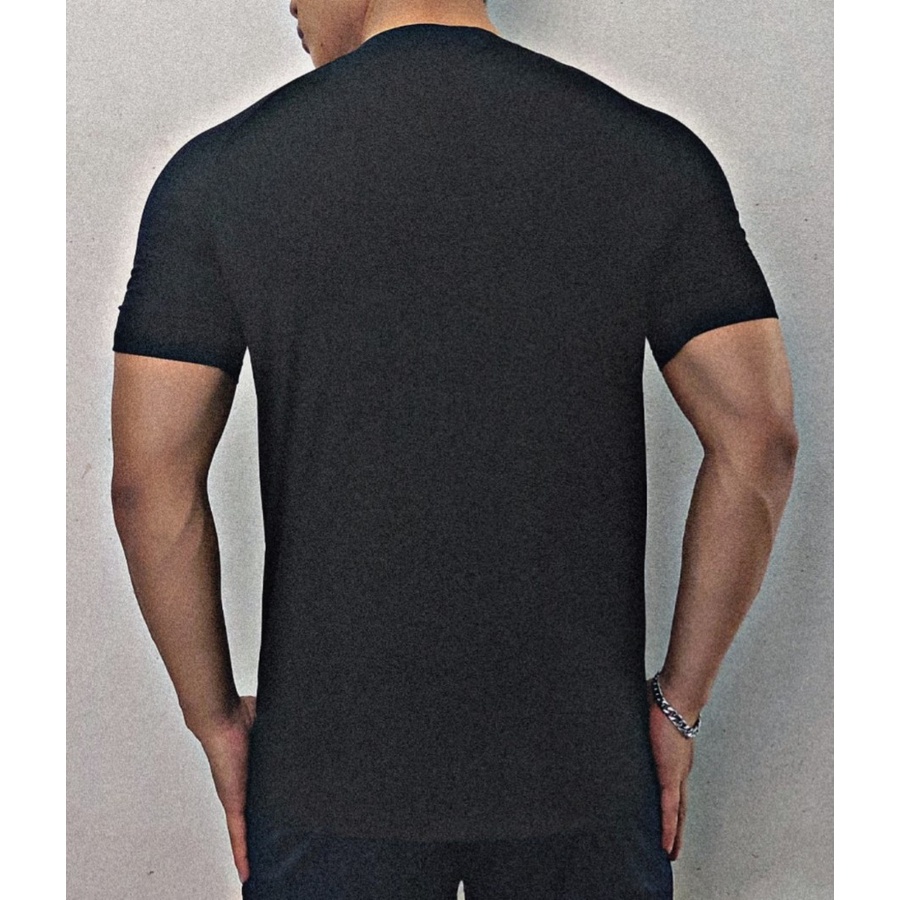 Áo Thun Thể Thao Nam,Áo Tập Gym Nam VERMOS V3 Màu Đen