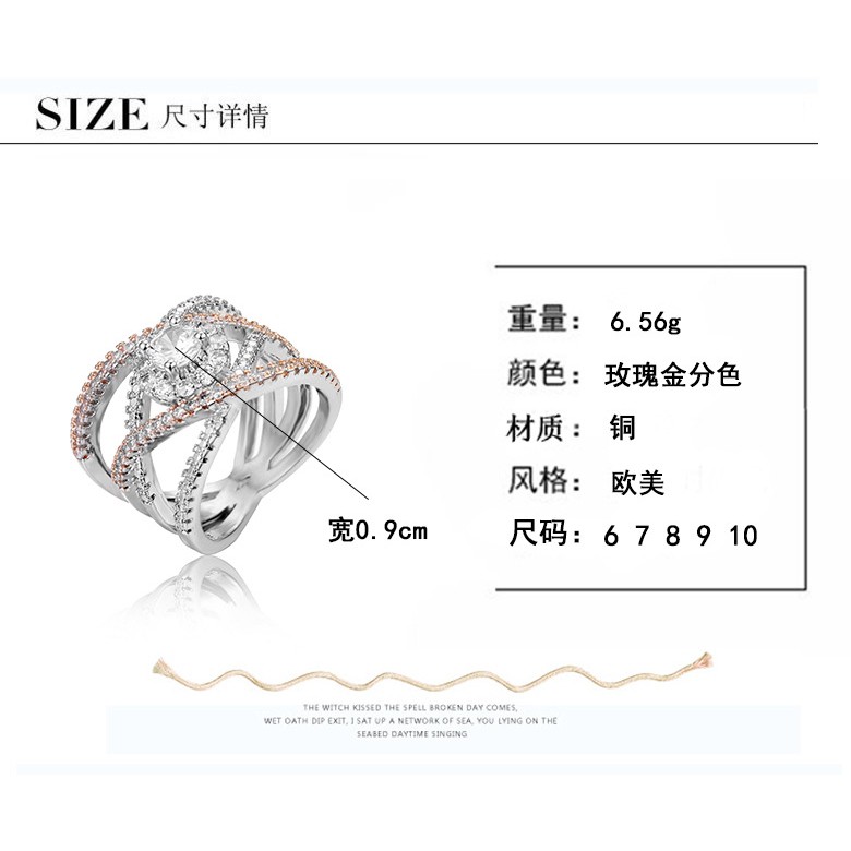 Nhẫn Đeo Tay Kim Loại Đính Đá Thời Trang Cho Nữ