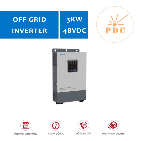 Biến Tần Độc Lập  Epever 3kW 3000W 48Vdc, UP3000-HM5042