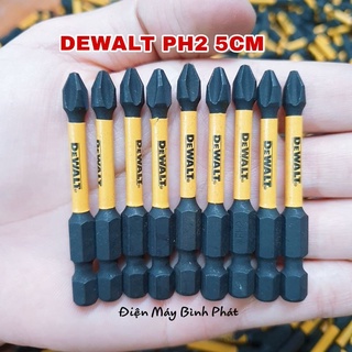 Mũi bắn vít dewalt ph2, ph1 5cm đen nhập mỹ