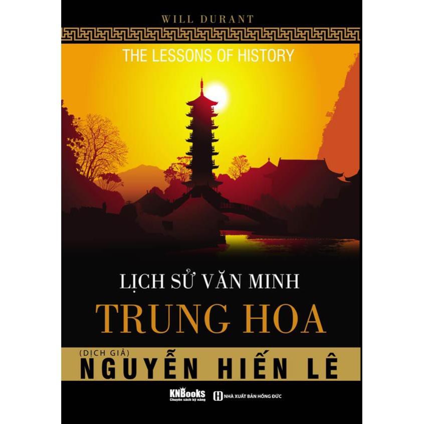 Sách - Lịch Sử Văn Minh Trung Hoa + tặng kèm bút hoạt hình