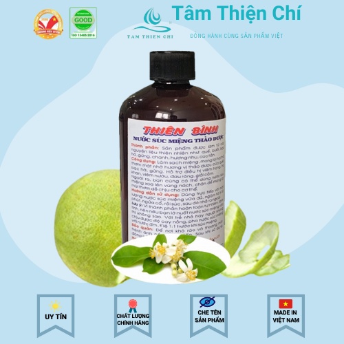 Nước súc miệng Thảo Dược Thiên Bình chai 500ml TTC