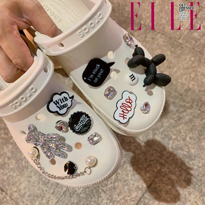 crocs sticker Phụ Kiện Nút Giày Tự Làm Tiện Dụngshoes sticker Accessories Stickers Sandals Shoe Decoration