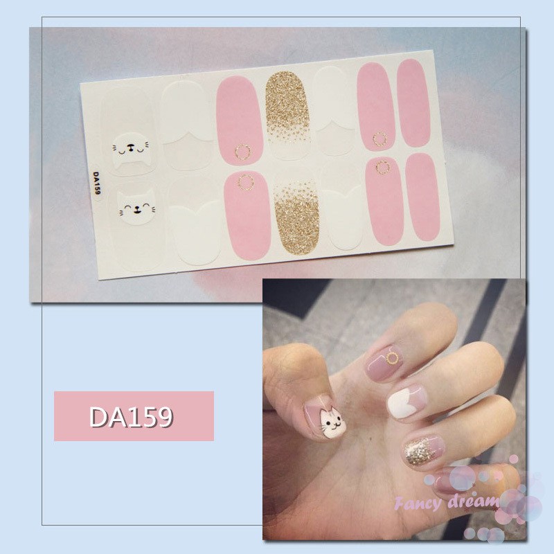 Sticker Dán Móng Tay không thấm nước siêu xinh và tiện lợi