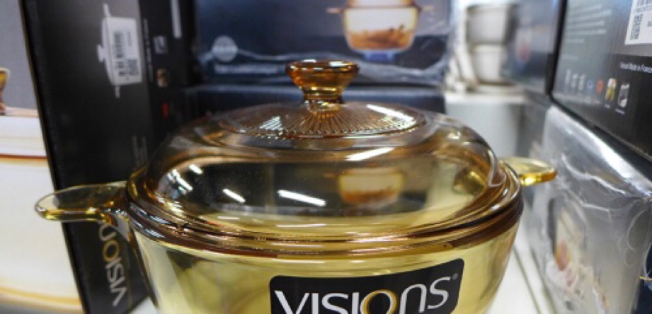 Nắp nồi thuỷ tinh Visions 2.25L-2.5L-3.5L-2.5L tay cầm