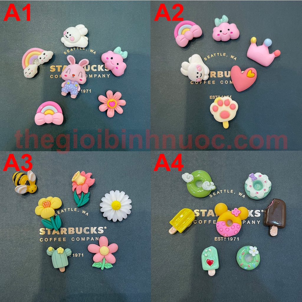 Sticker 3d trang trí bình giữ nhiệt bình nước