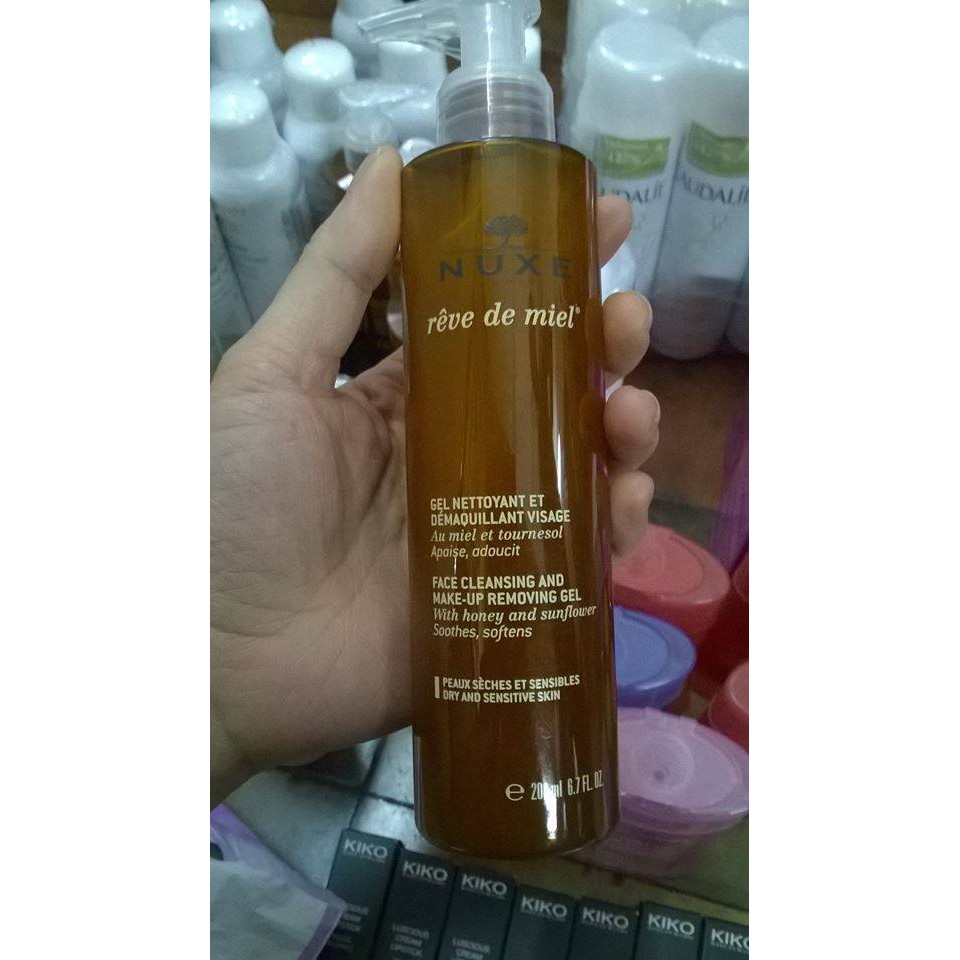 NUXE Gel rửa mặt mật ong 200ml