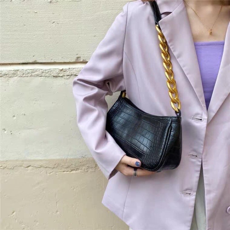 TÚI CẮP NÁCH PHA XÍCH DA MỀN | BigBuy360 - bigbuy360.vn