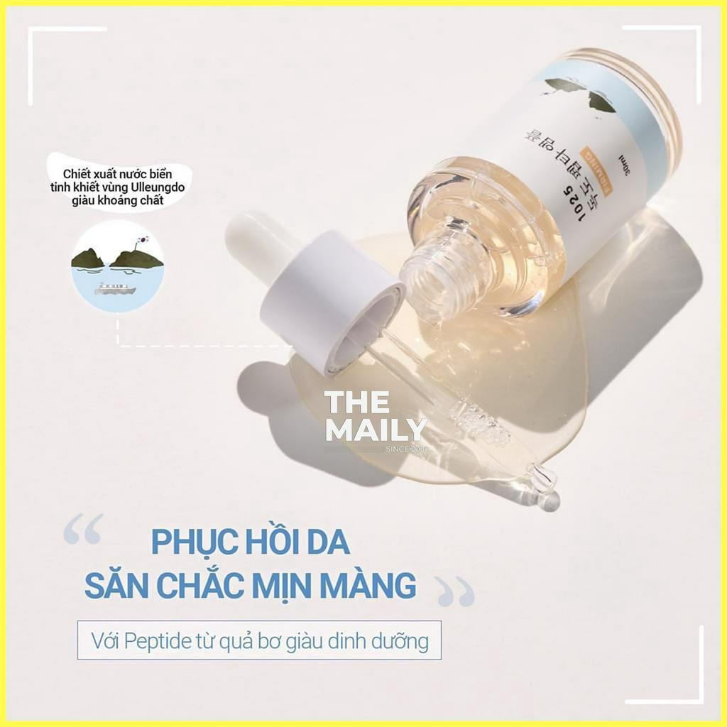 Tinh Chất Tăng Đàn Hồi, Giảm Dấu Hiệu Lão Hoá Da Chứa Peptide ROUND LAB 1025 Dokdo Firming Ampoule 30mL